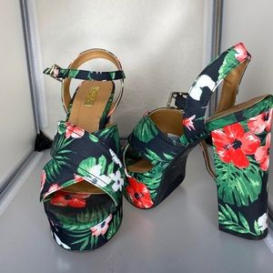 Floral heels
